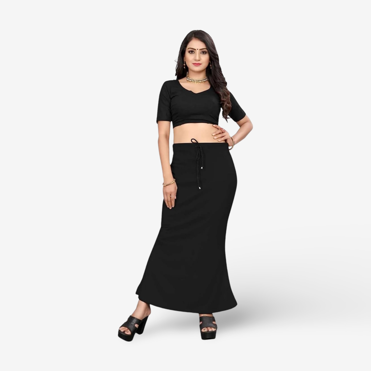 Lycra Saree Shapewear Petticoat for Women by Shreekama