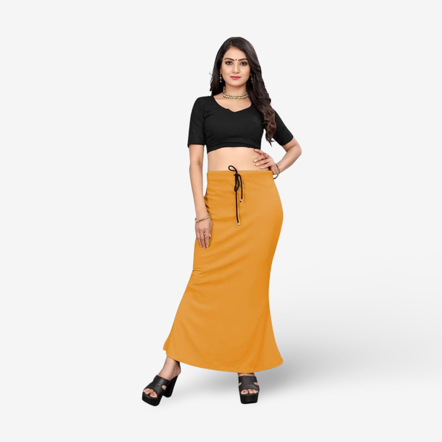 Lycra Saree Shapewear Petticoat for Women by Shreekama